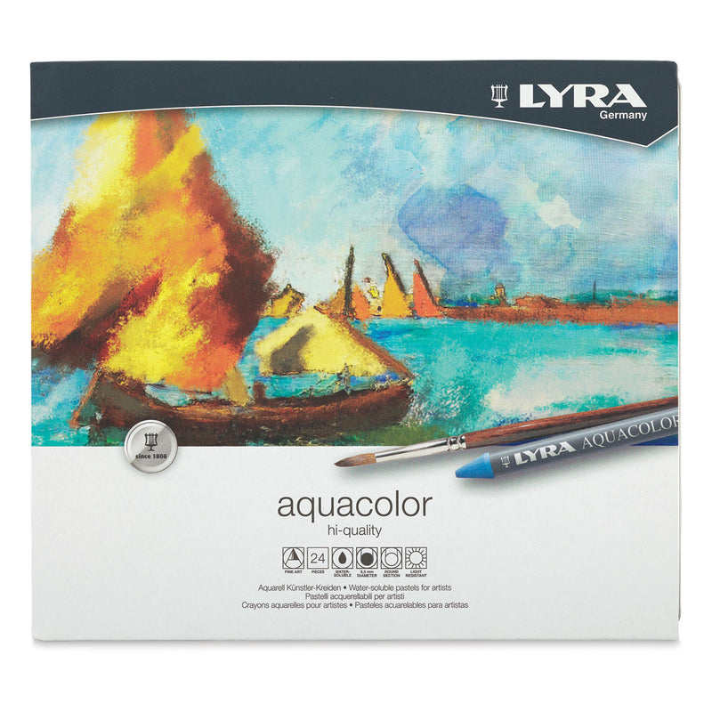 LYRA AQUACOLOR WS PASTELS SET OF 24 (5611240)