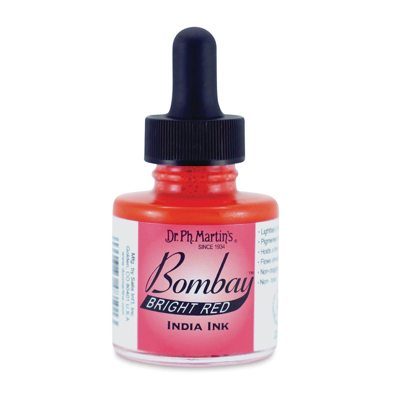 DR. P H MARTINS BOMBAY INDIA INK 30 MLBRIGHT RED