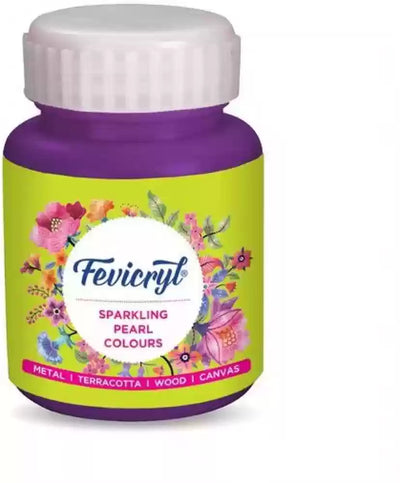 FEVICRYL ACRYLIC COLOUR 906 SPARKLING PEARL VIOLET 100 ML