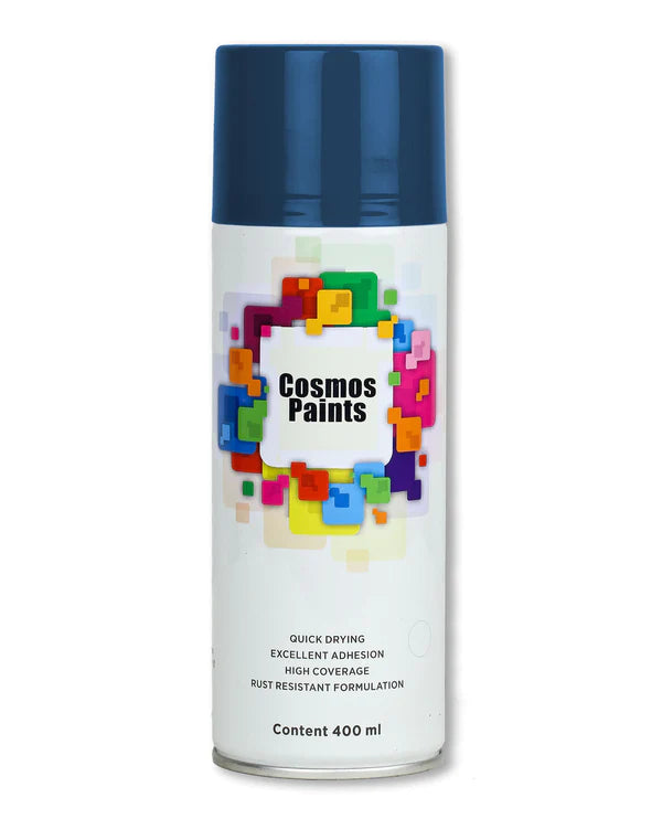 COSMOS ACRYLIC SPRAY PAINT 400 ML OXFORD BLUE 33