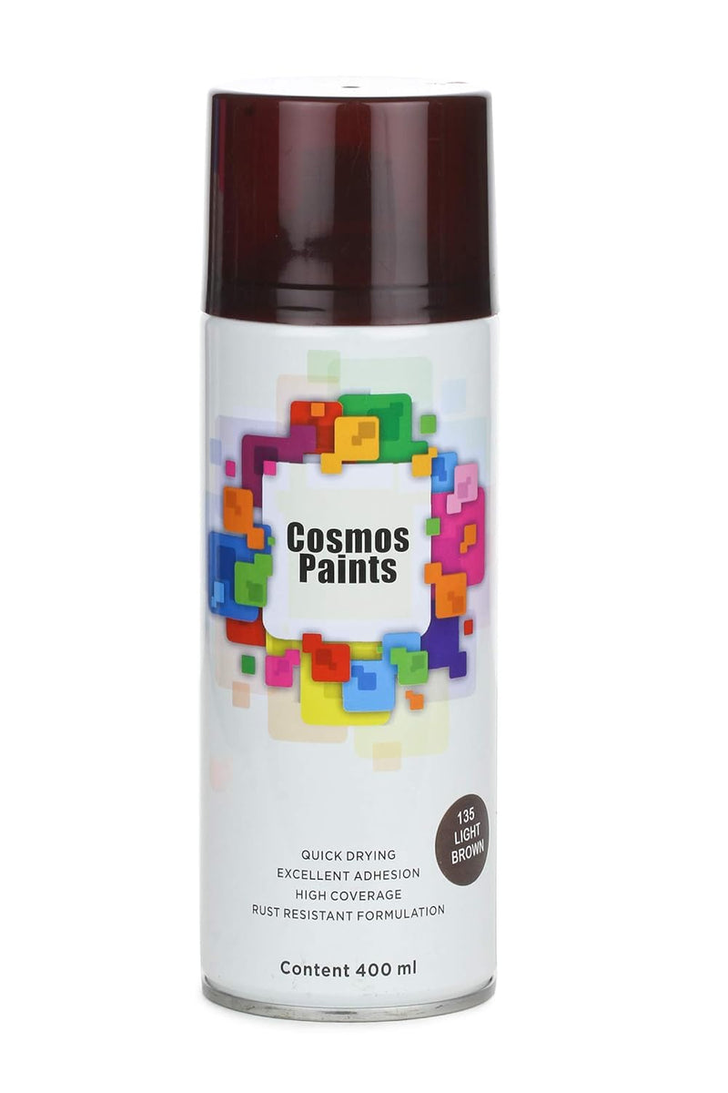 COSMOS ACRYLIC SPRAY PAINT 400 ML LIGHT BROWN 135