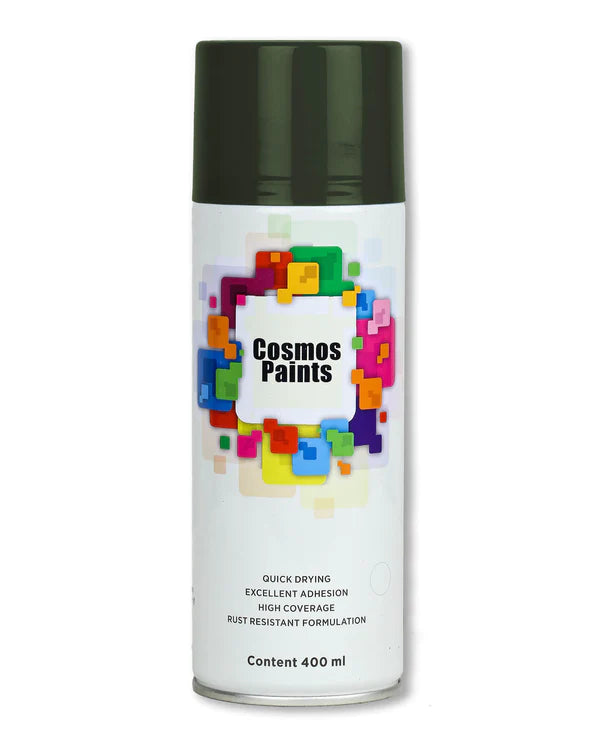 COSMOS ACRYLIC SPRAY PAINT 400 ML OLIVE GREEN