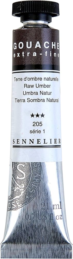 SENNELIER XTRA FINE GOUACHE COLOUR 21 ML SR 1 RAW UMBER  (N130511.205)