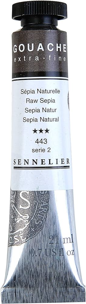 SENNELIER XTRA FINE GOUACHE COLOUR 21 ML SR 2 RAW SEPIA  (N130511.443)