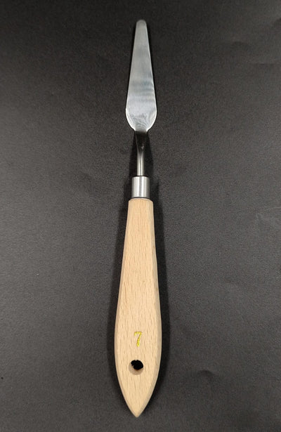 HSM WOOD HANDLE PAINTING KNIFE NO 7