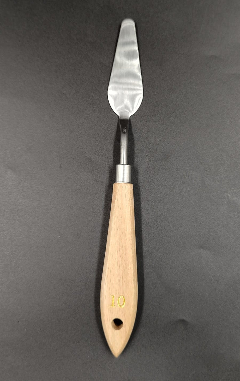 HSM WOOD HANDLE PAINTING KNIFE NO 10