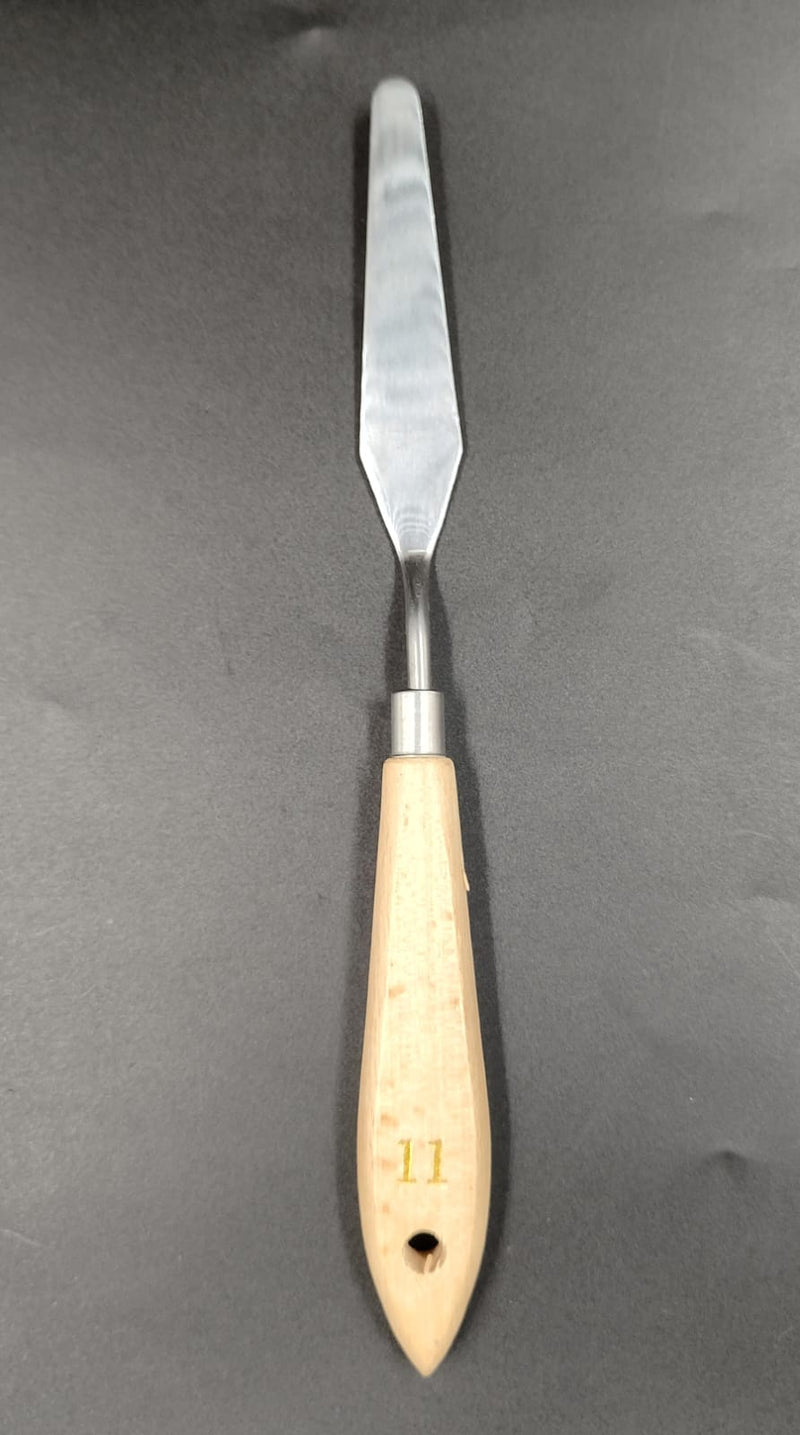 HSM WOOD HANDLE PAINTING KNIFE NO 11