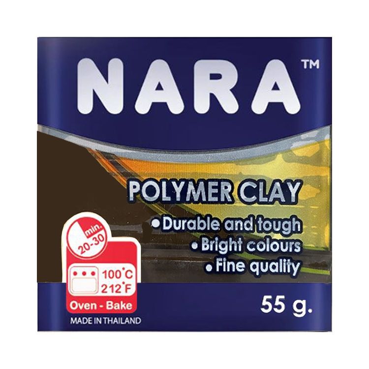 NARA POLYMER CLAY SOOT BROWN (PM023)