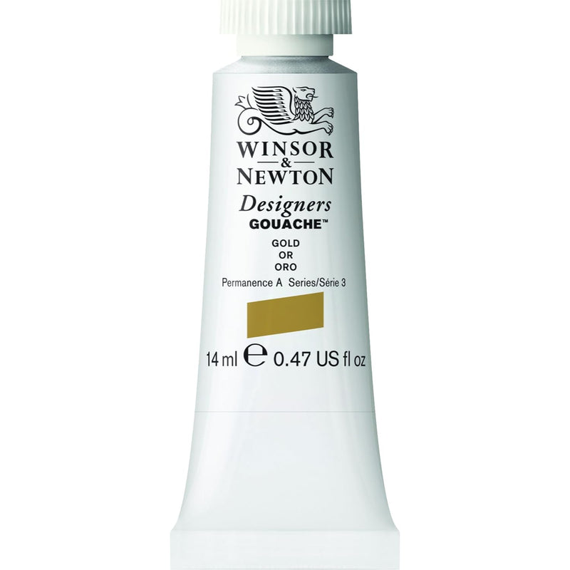 WINSOR & NEWTON DESIGNERS GOUACHE COLOUR 14 ML SR 3 GOLD (605283)