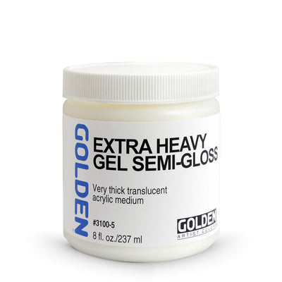 GOLDEN ACRYLIC MEDIUM 237 ML EXTRA HEAVY GEL SEMI GLOSS (0003100-5)