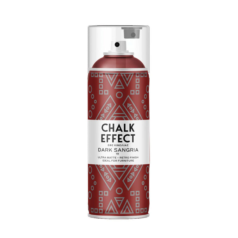 COSMOS CHALK EFFECT SPRAY PAINT 400 ML DARK SANGRIA NO. 19 (19)