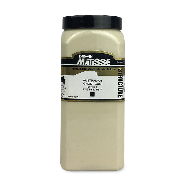 MATISSE STRUCTURE ACRYLIC 500 ML SR 1 AUSTRALIAN GHOST GUM 1M5AGG