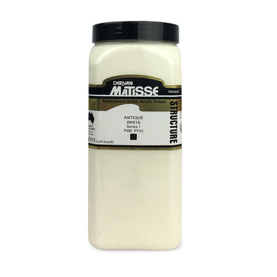 MATISSE STRUCTURE ACRYLIC 500 ML SR 1 ANTIQUE WHITE 1M5AW