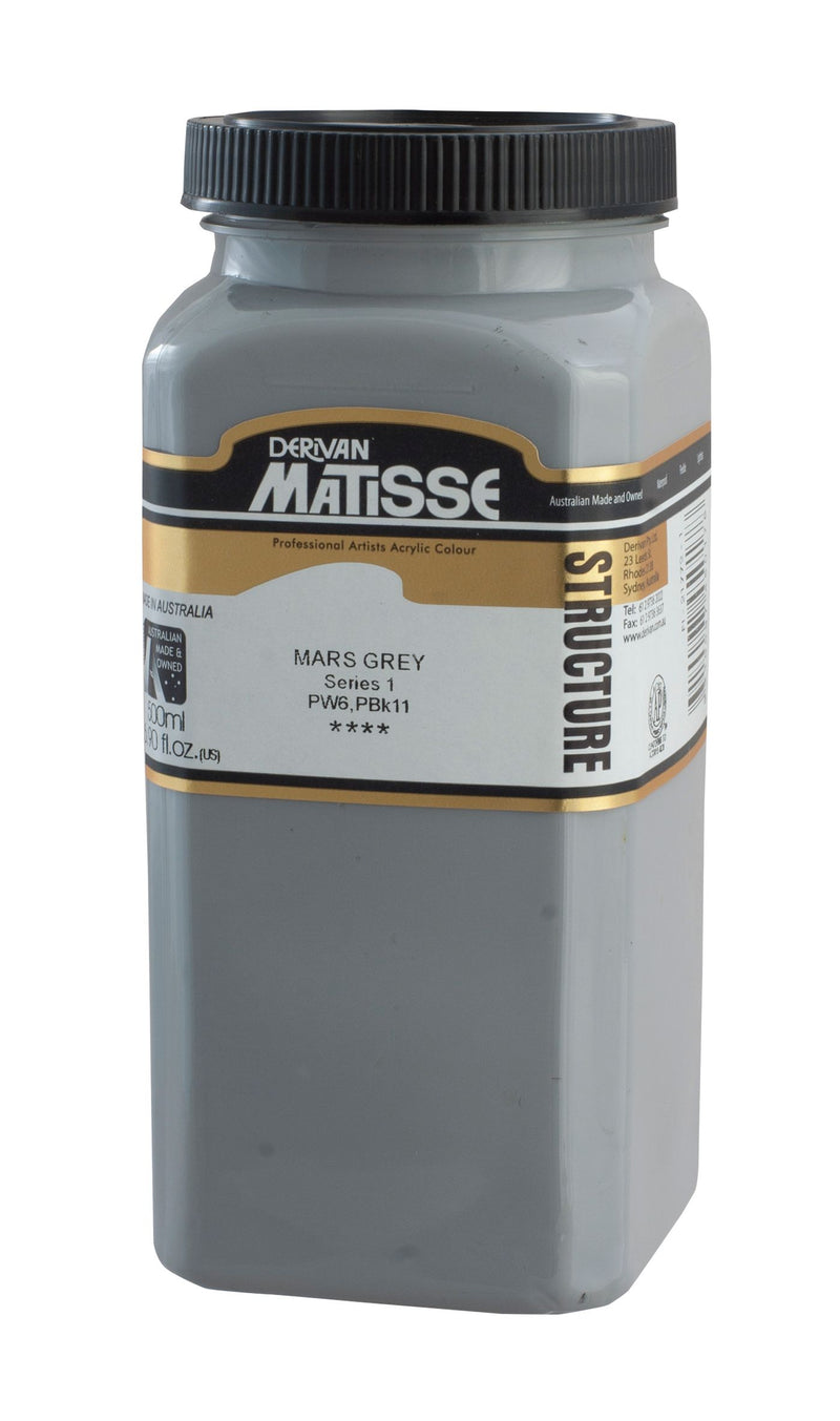 MATISSE STRUCTURE ACRYLIC 500 ML SR 1 MARS GREY 1M5MGY