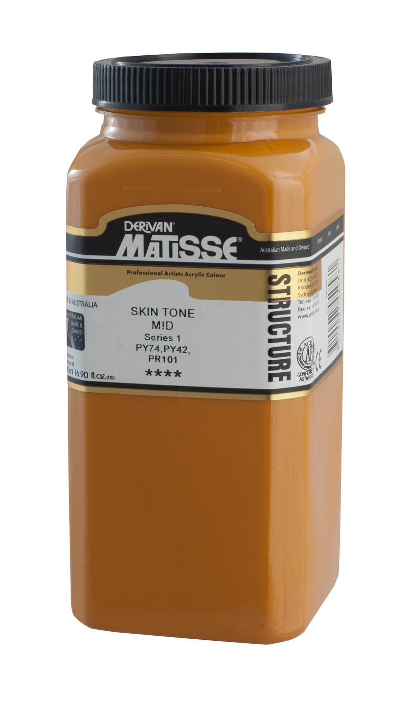 MATISSE STRUCTURE ACRYLIC 500 ML SR 1 SKIN TONE MID 1M5SKM