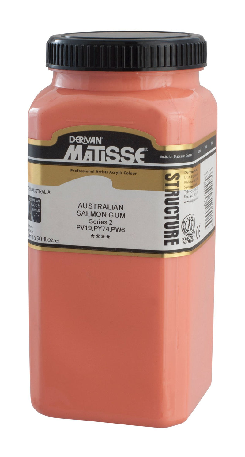 MATISSE STRUCTURE ACRYLIC 500 ML SR 2 AUSTRALIAN SALMON GUM 1M5ASU