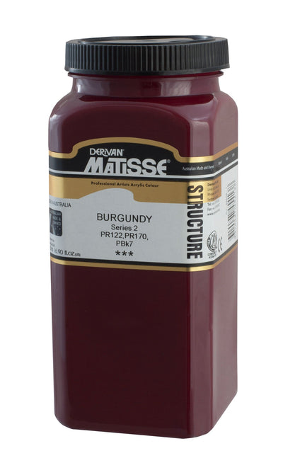 MATISSE STRUCTURE ACRYLIC 500 ML SR 2 BURGUNDY 1M5BUR