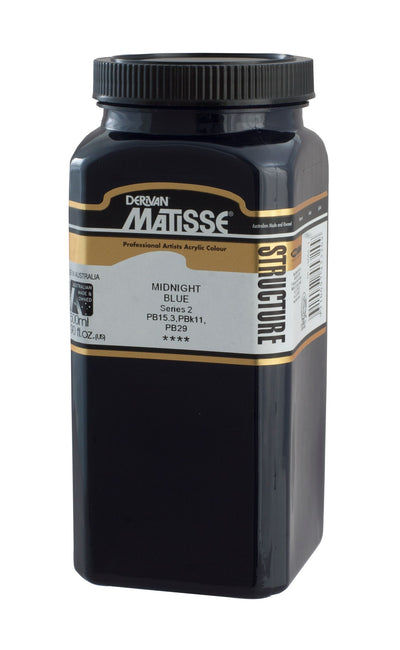 MATISSE STRUCTURE ACRYLIC 500 ML SR 2 MIDNIGHT BLUE 1M5MDBL