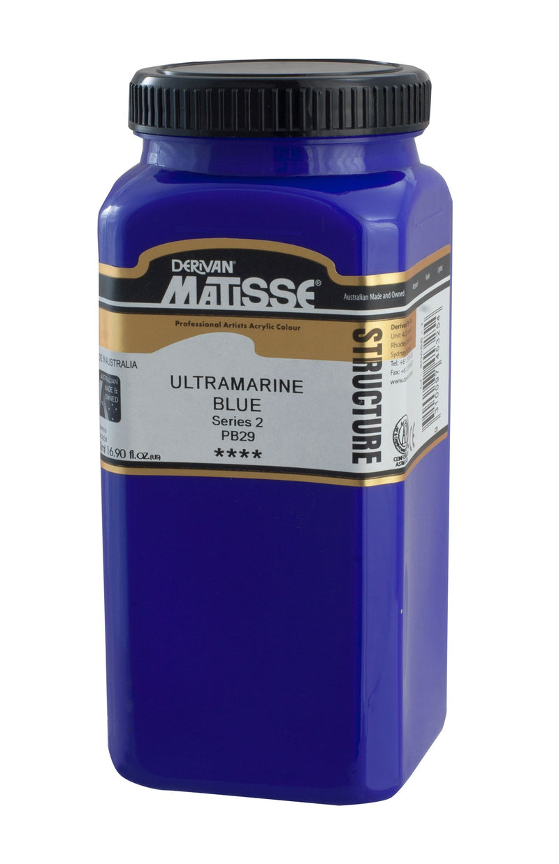 MATISSE STRUCTURE ACRYLIC 500 ML SR 2 ULTRA BLUE 1M5UBL