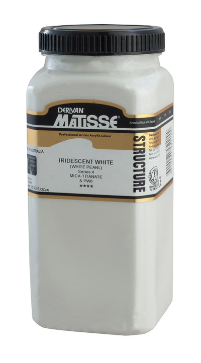 MATISSE STRUCTURE ACRYLIC 500 ML SR 4 IRIDESCENT WHITE 1M5IRW