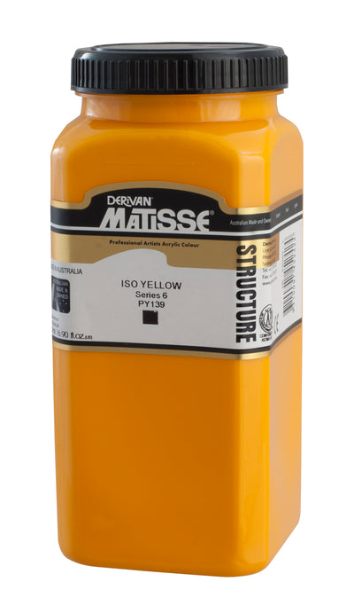 MATISSE STRUCTURE ACRYLIC 500 ML SR 6 ISO YELLOW 1M5ISY