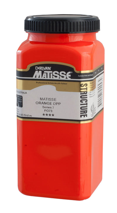 MATISSE STRUCTURE ACRYLIC 500 ML SR 7 MATISSE ORANGE DEEP 1M5MOD