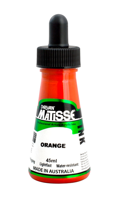 MATISSE ACRYLIC INK 45 ML ORANGE (1MI50O)