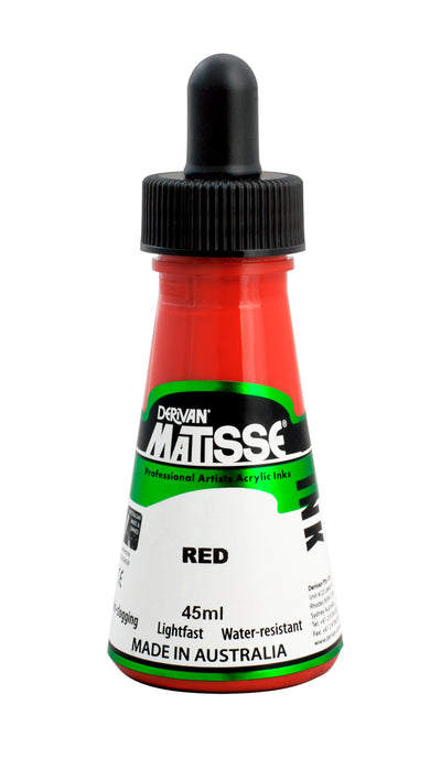 MATISSE ACRYLIC INK 45 ML RED (1MI50R)