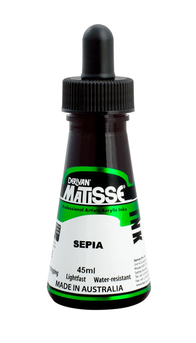 MATISSE ACRYLIC INK 45 ML SEPIA (1MI50SEP)