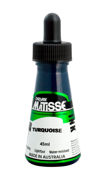 MATISSE ACRYLIC INK 45 ML TURQUOISE (1MI50T)