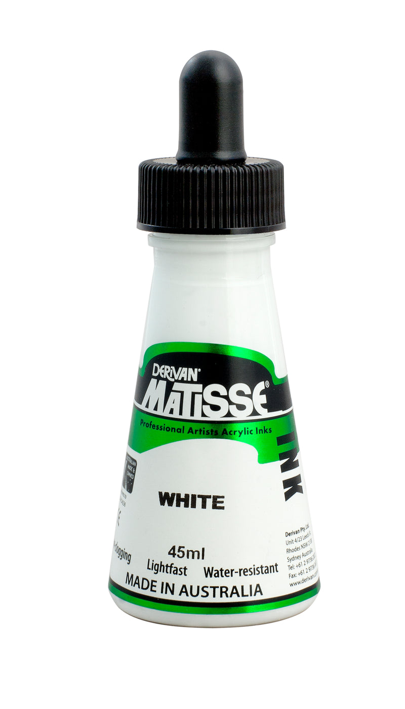 MATISSE ACRYLIC INK 45 ML WHITE (1MI50W)