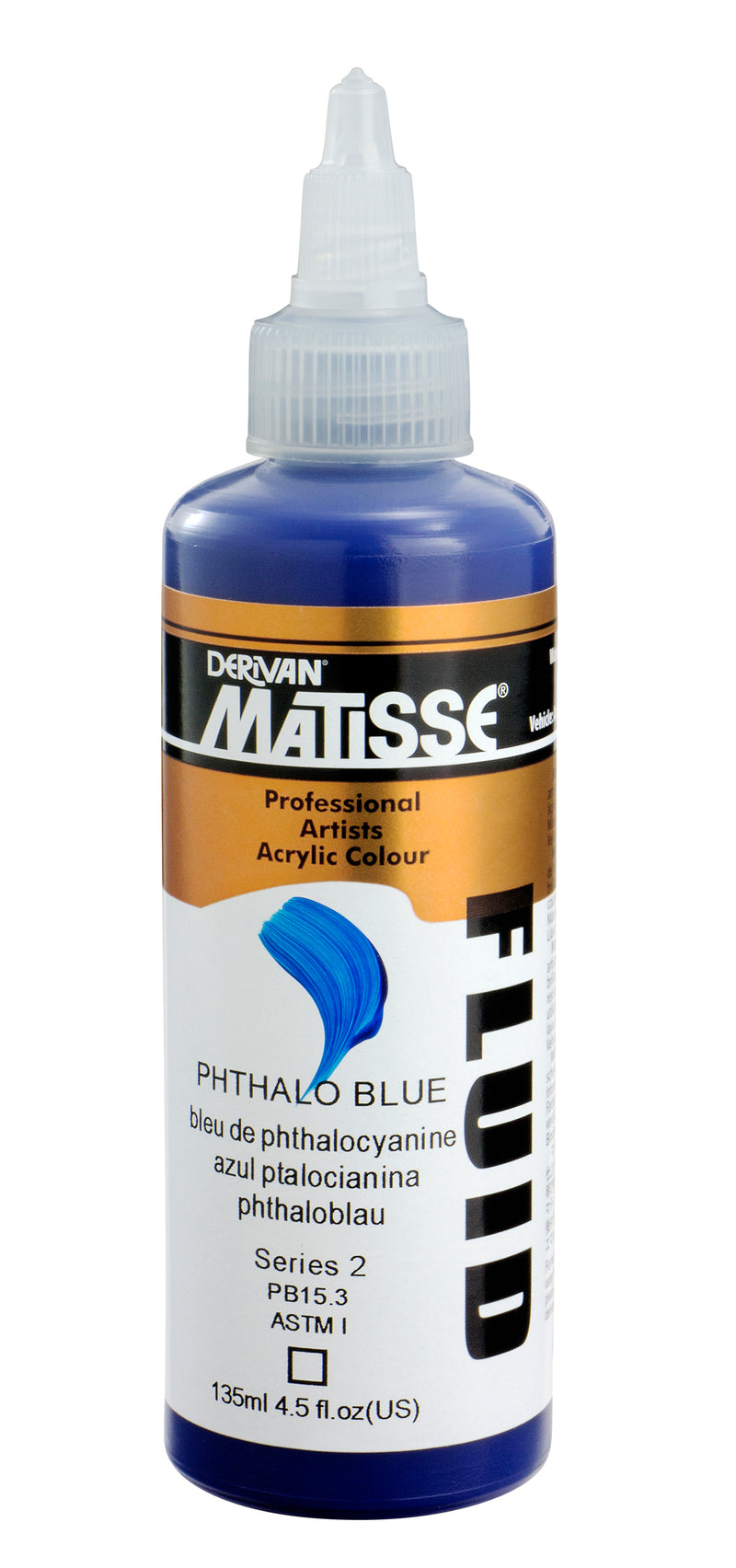 MATISSE FLUID ACRYLIC 135 ML SR 2 PHTHALO BLUE 1MFU35PBL