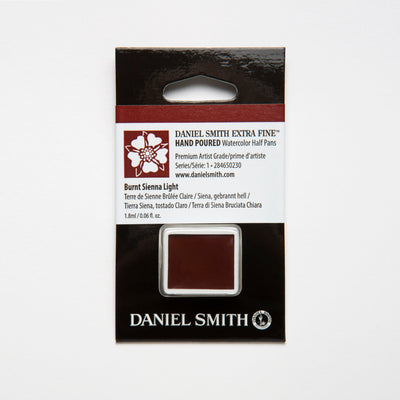 DANIEL SMITH EXTRA FINE WATERCOLOUR HALF PANS SR 2 1.8 ML BURNT SIENNA LIGHT (284650230)