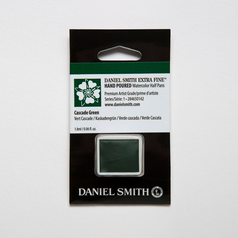 DANIEL SMITH EXTRA FINE WATERCOLOUR HALF PANS SR 1 1.8 ML CACADE GREEN (284650142)