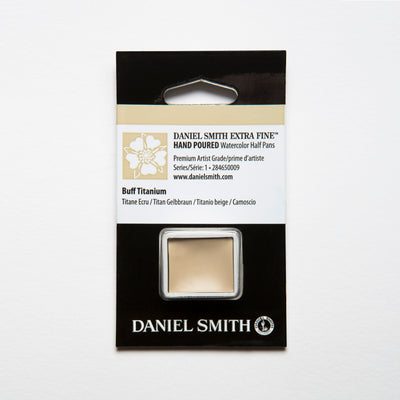 DANIEL SMITH EXTRA FINE WATERCOLOUR HALF PANS SR 1 1.8 ML BUFF TITANIUM (284650009)