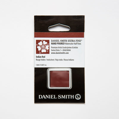 DANIEL SMITH EXTRA FINE WATERCOLOUR HALF PANS SR 1 1.8 ML INDIAN RED (284650044)