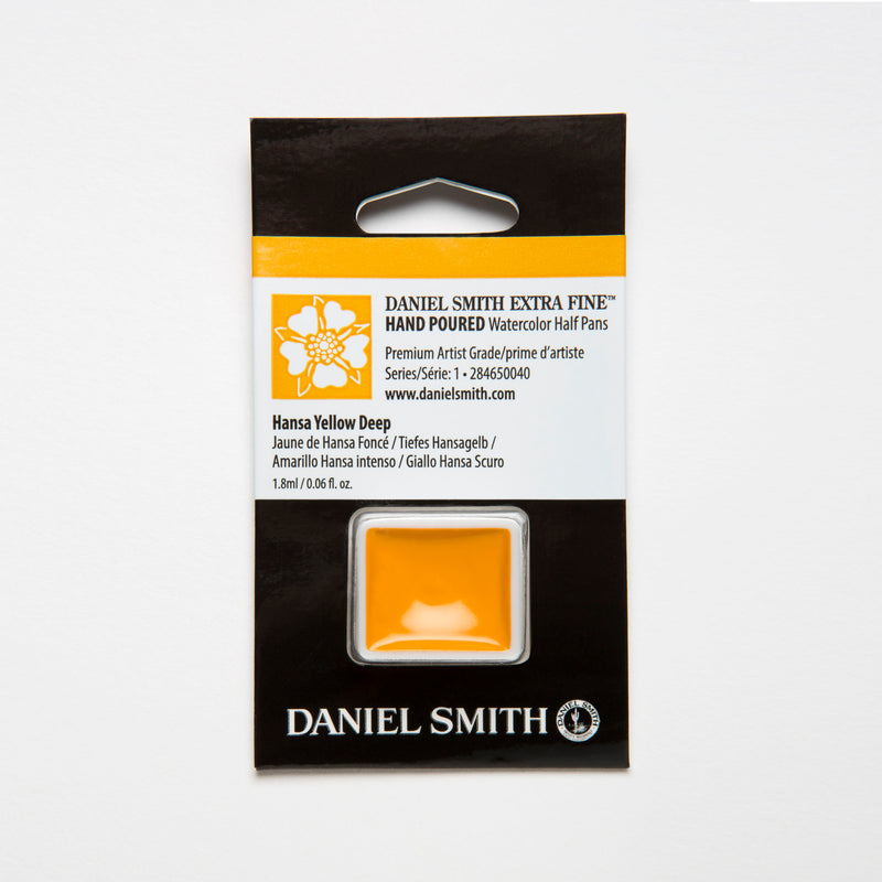 DANIEL SMITH EXTRA FINE WATERCOLOUR HALF PANS SR 1 1.8 ML HANSA YELLOW DEEP (284650040)