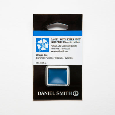 DANIEL SMITH EXTRA FINE WATERCOLOUR HALF PANS SR 3 1.8 ML CERULEAN BLUE (284650206)