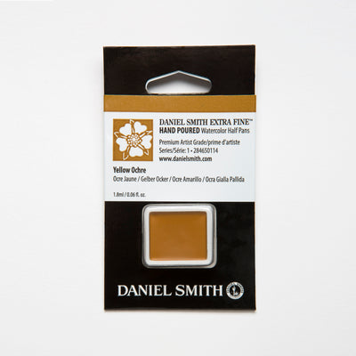 DANIEL SMITH EXTRA FINE WATERCOLOUR HALF PANS SR 1 1.8 ML YELLOW OCHRE (284650114)