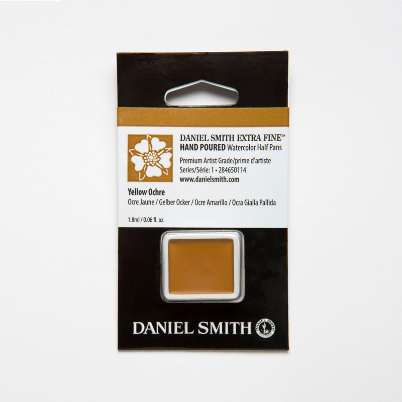 DANIEL SMITH EXTRA FINE WATERCOLOUR HALF PANS SR 1 1.8 ML YELLOW OCHRE (284650114)