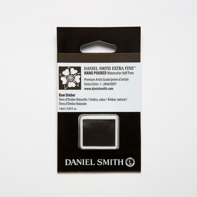 DANIEL SMITH EXTRA FINE WATERCOLOUR HALF PANS SR 1 1.8 ML RAW UMBER (284650097)