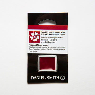 DANIEL SMITH EXTRA FINE WATERCOLOUR HALF PANS SR 2 1.8 ML PERMANENT ALIZARIN CRIMSON (284650185)