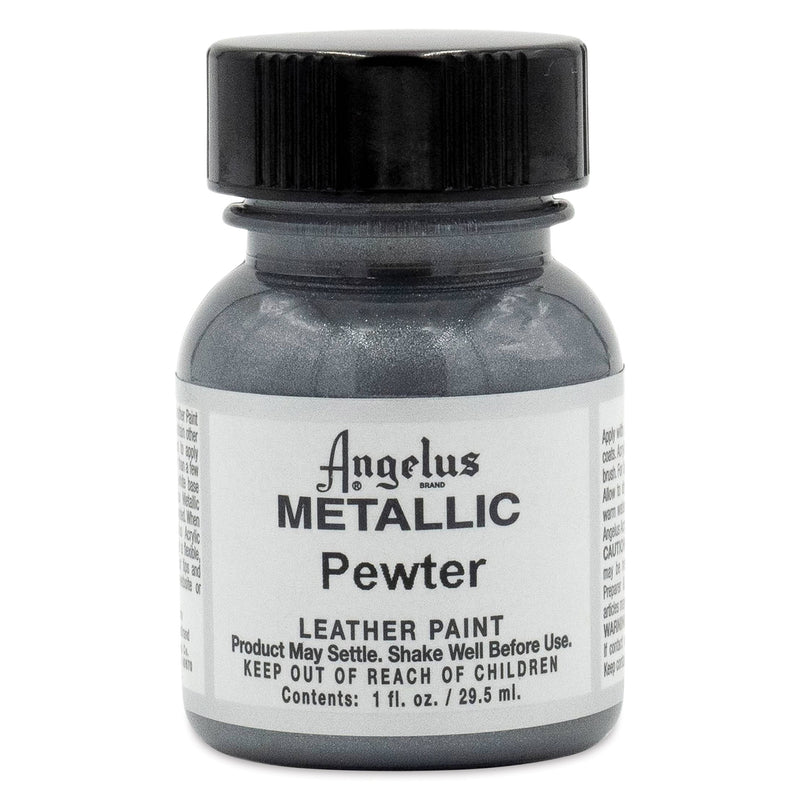 ANGELUS ACRYLIC LEATHER PAINT 29.5 ML METALLIC PEWTER (73201143)