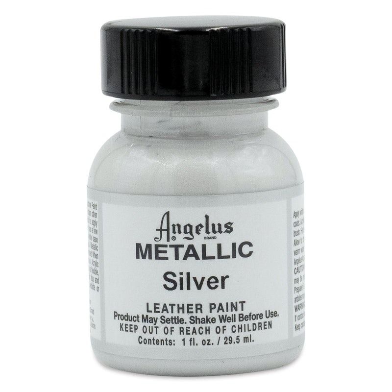 ANGELUS ACRYLIC LEATHER PAINT 29.5 ML METALLIC SILVER (73201150)