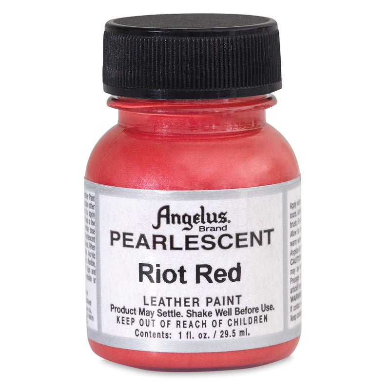 ANGELUS ACRYLIC LEATHER PAINT 29.5 ML PEARLESCENT RIOT RED (73301451)