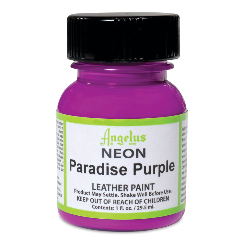 ANGELUS ACRYLIC LEATHER PAINT 29.5 ML NEON PARADISE PURPLE (72501124)