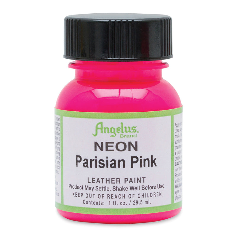 ANGELUS ACRYLIC LEATHER PAINT 29.5 ML NEON PARISIAN PINK (72501123)