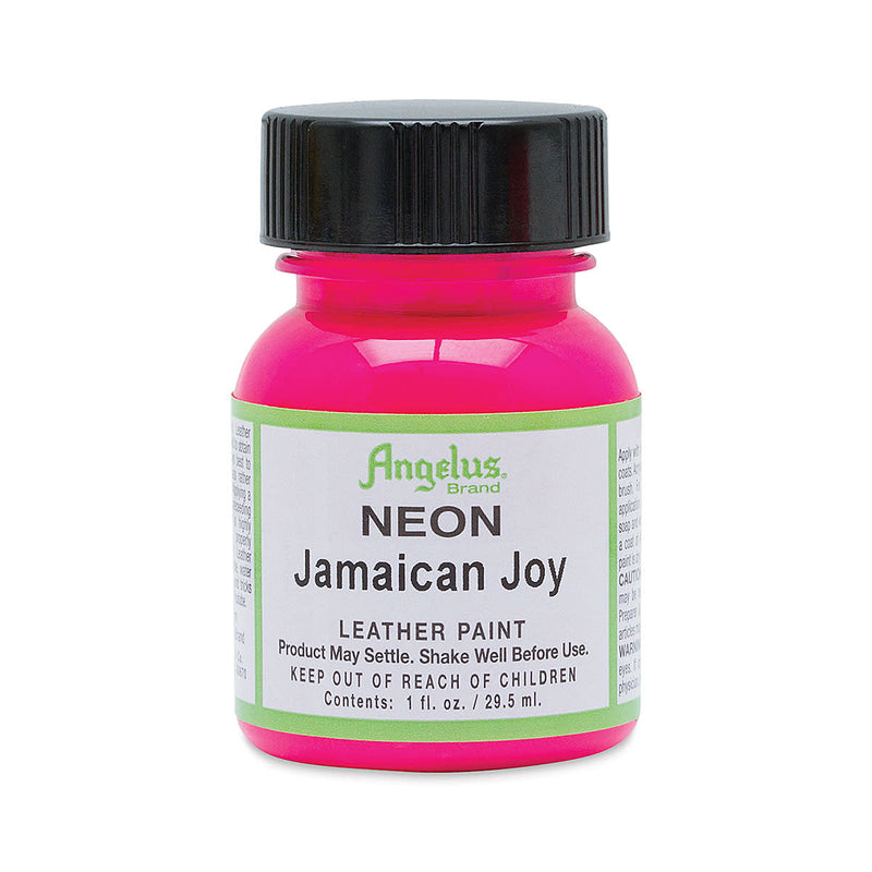 ANGELUS ACRYLIC LEATHER PAINT 29.5 ML NEON JAMAICAN JOY (72501122)