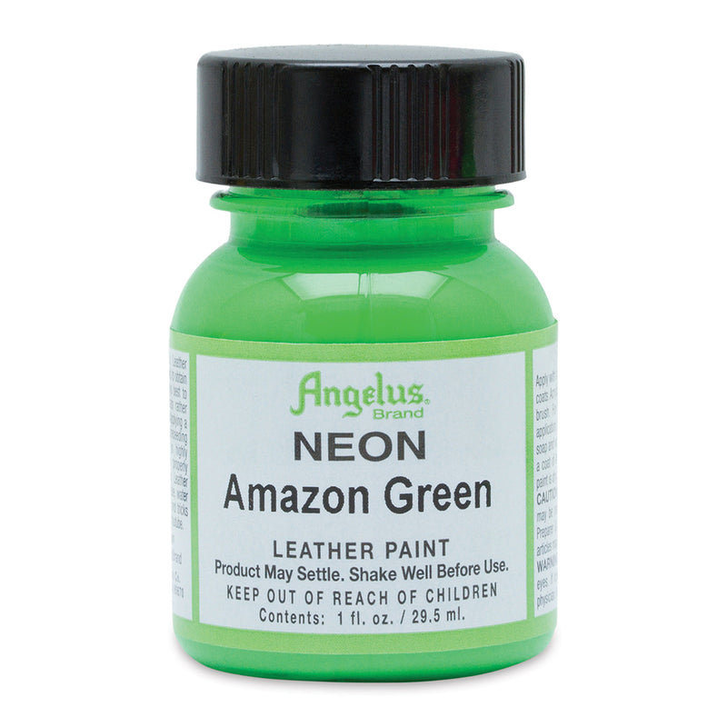 ANGELUS ACRYLIC LEATHER PAINT 29.5 ML NEON AMAZON GREEN (72501125)