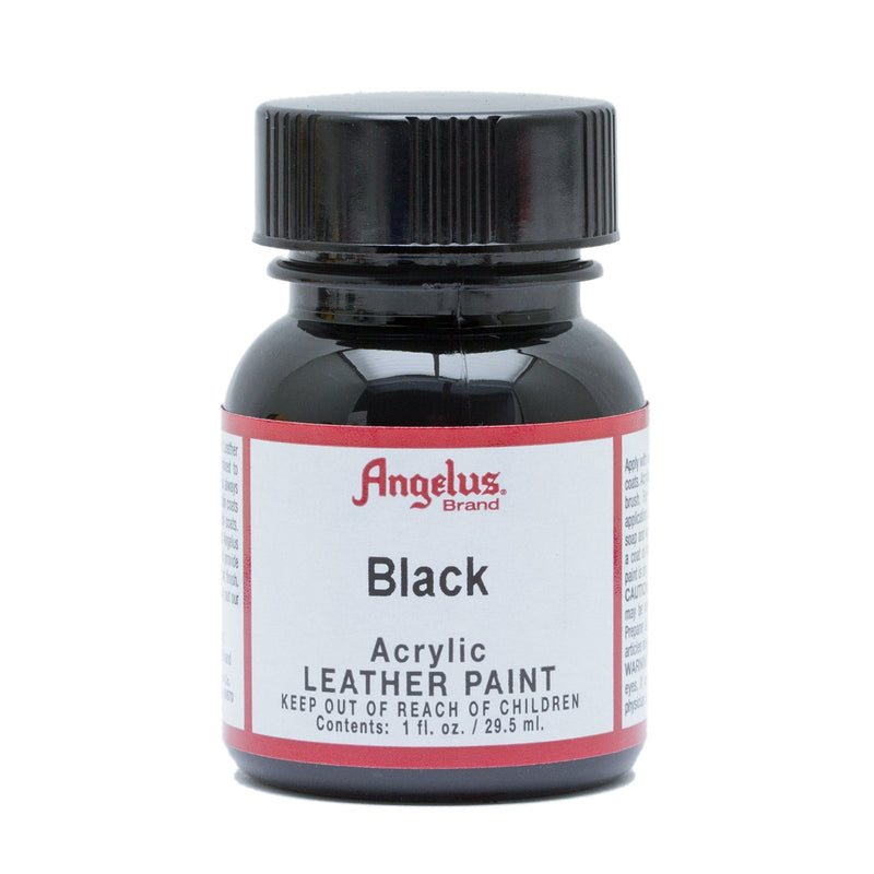 ANGELUS ACRYLIC LEATHER PAINT 29.5 ML BLACK (72001001)